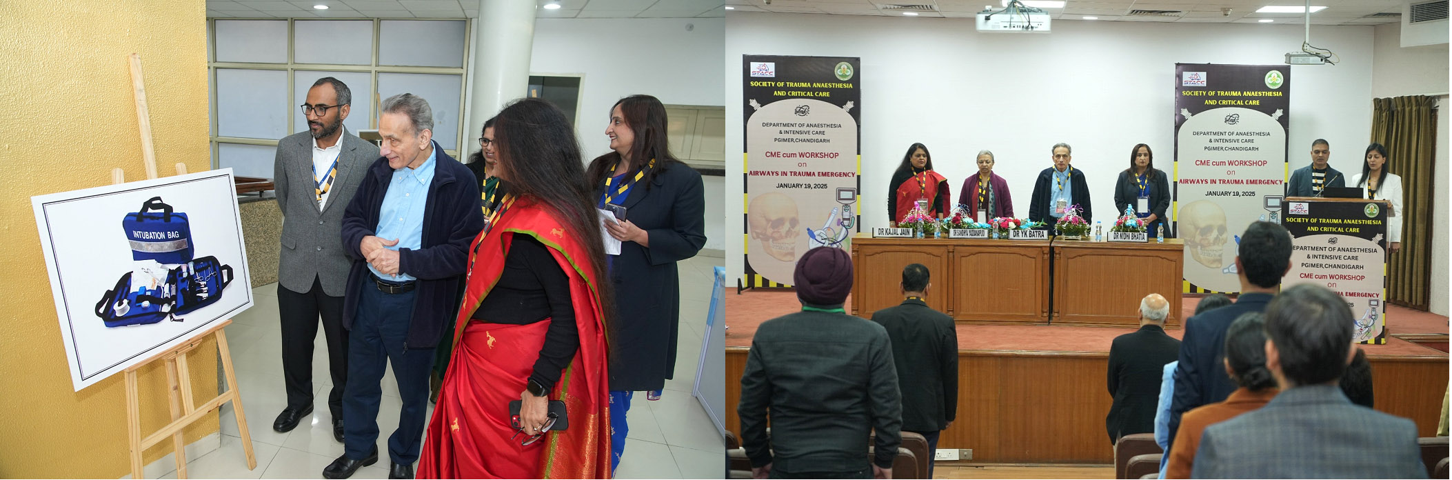 PGIMER today organized a seminar on "Airways in Trauma Emergencies" organized by the Trauma Anesthesia Team of PGIMER Department.